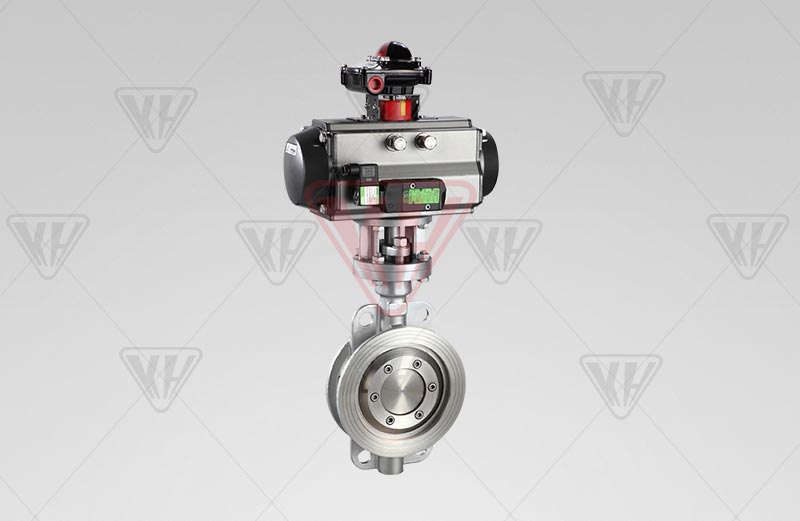 Pneumatic sealing butterfly valve